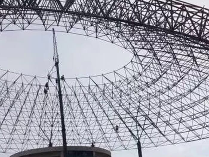 兴化篮球馆球形网架厂家价格